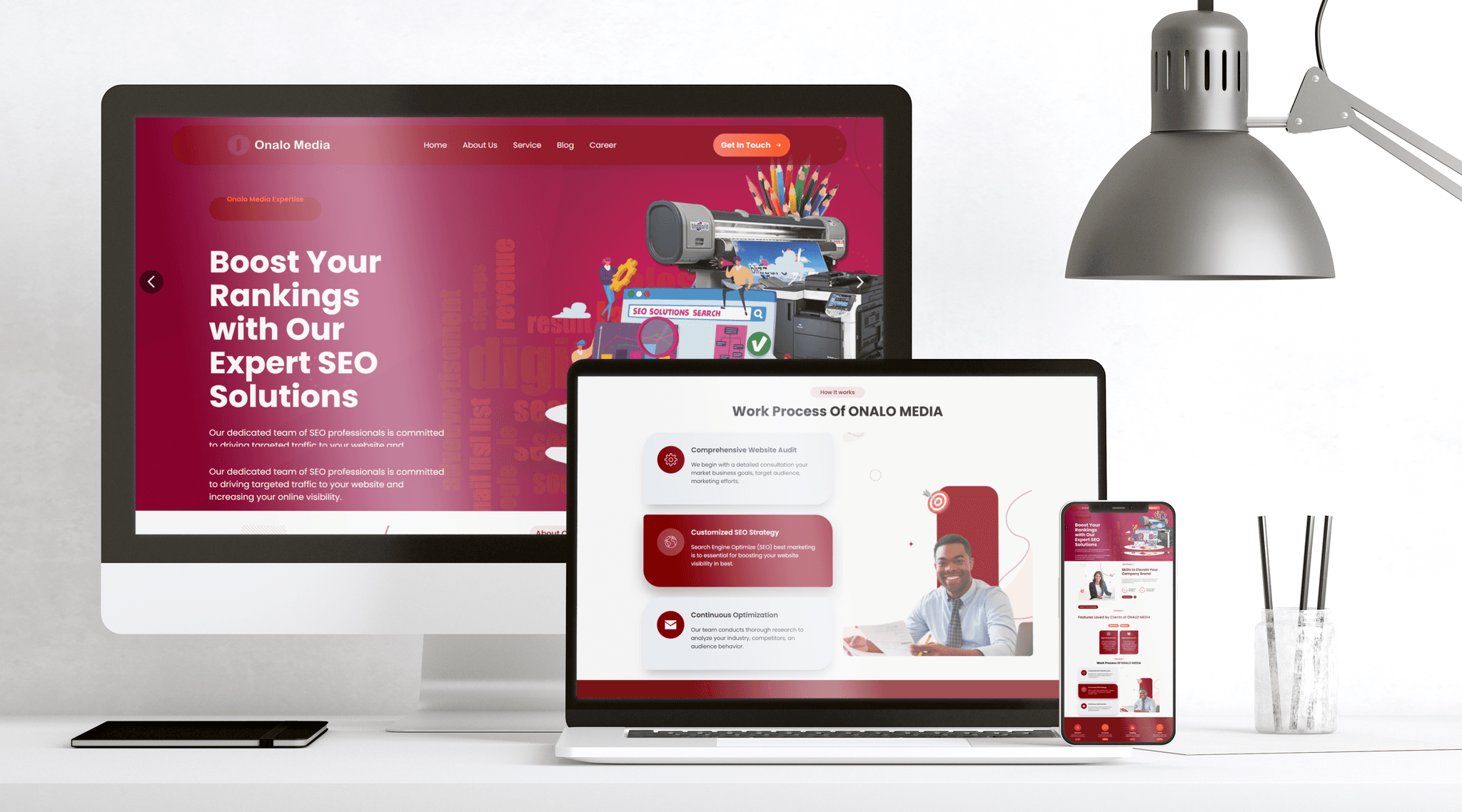 Softex Website slide