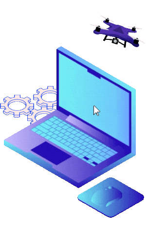 Web development illustration