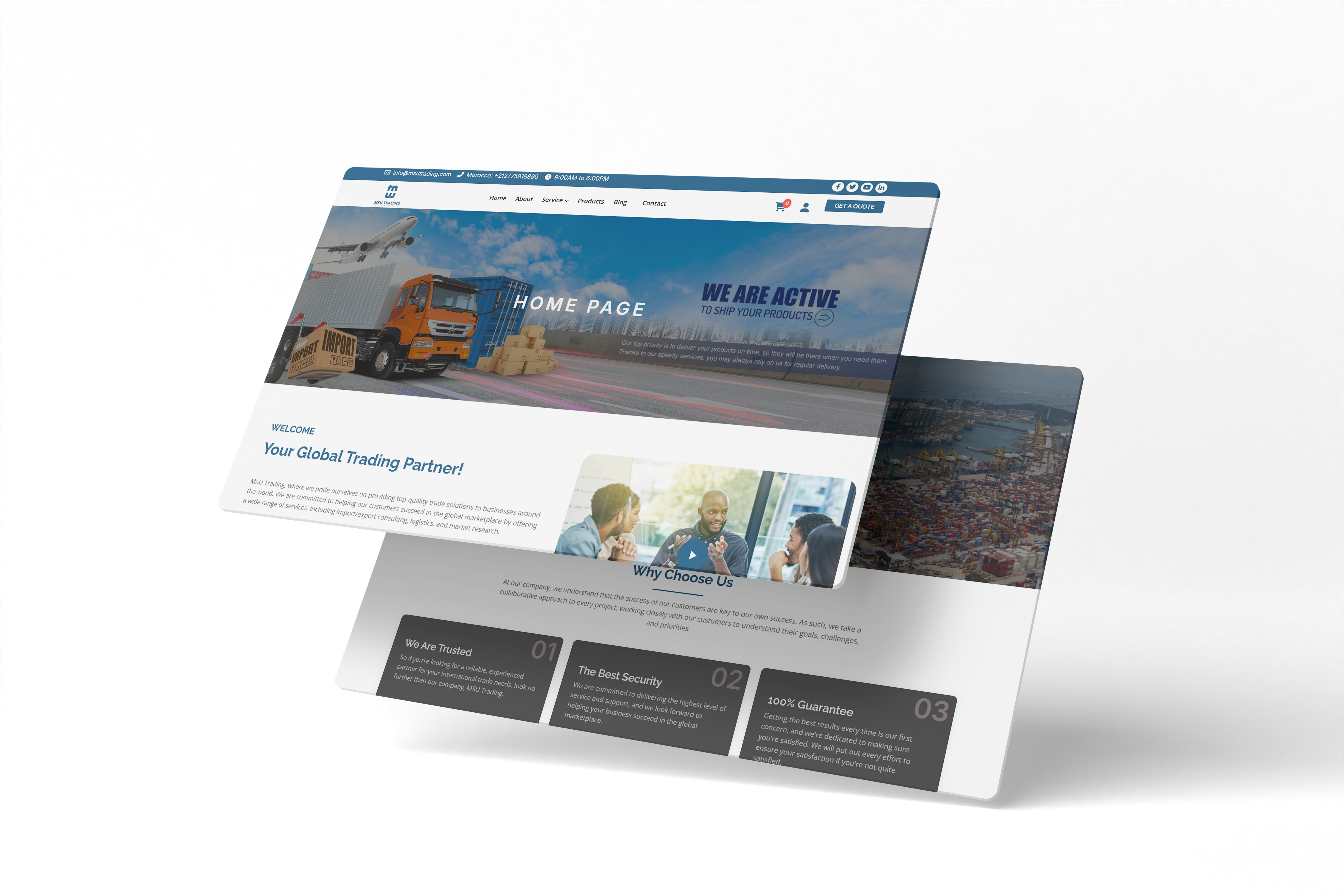 Softex Website slide