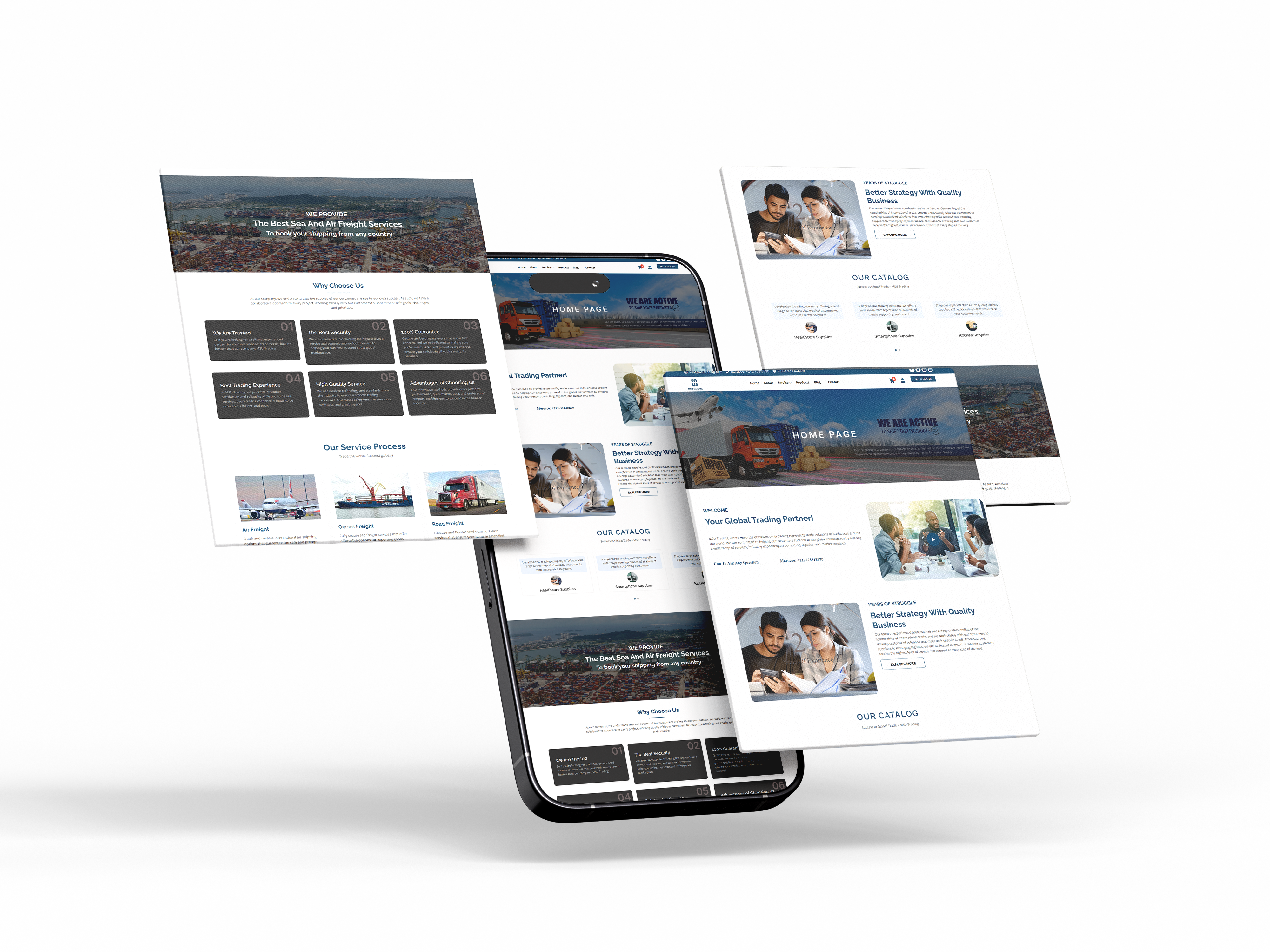 Softex Website slide