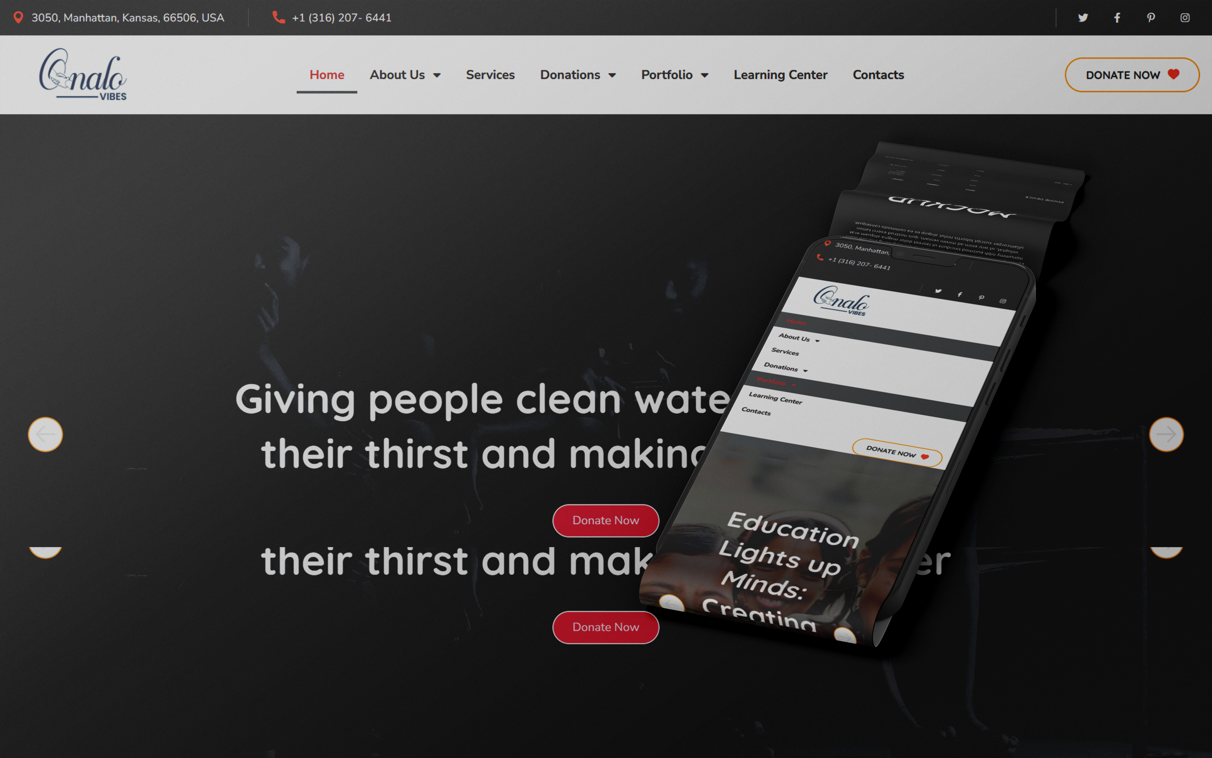 Softex Website slide